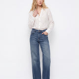 Vaquero TIFFOSI One Size Wide 1 azul denim — frontal con modelo