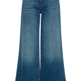 Vaqueros ICHI Twiggy Raven Wide Medium Blue - ECRU