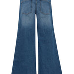 Vaqueros ICHI Twiggy Raven Wide Medium Blue - ECRU