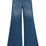 Vaqueros ICHI Twiggy Raven Wide Medium Blue - ECRU