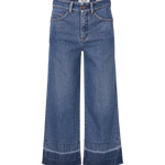 Vaqueros Salsa Faith Push In Con Dobladillo Descosido - ECRU