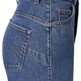 Vaqueros Salsa Faith Push In Con Dobladillo Descosido - ECRU