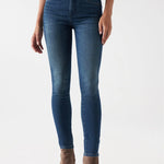Vaqueros Salsa Faith Push In Skinny - ECRU
