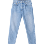 Vaqueros Salsa Tapered Vintage Light Wash - ECRU