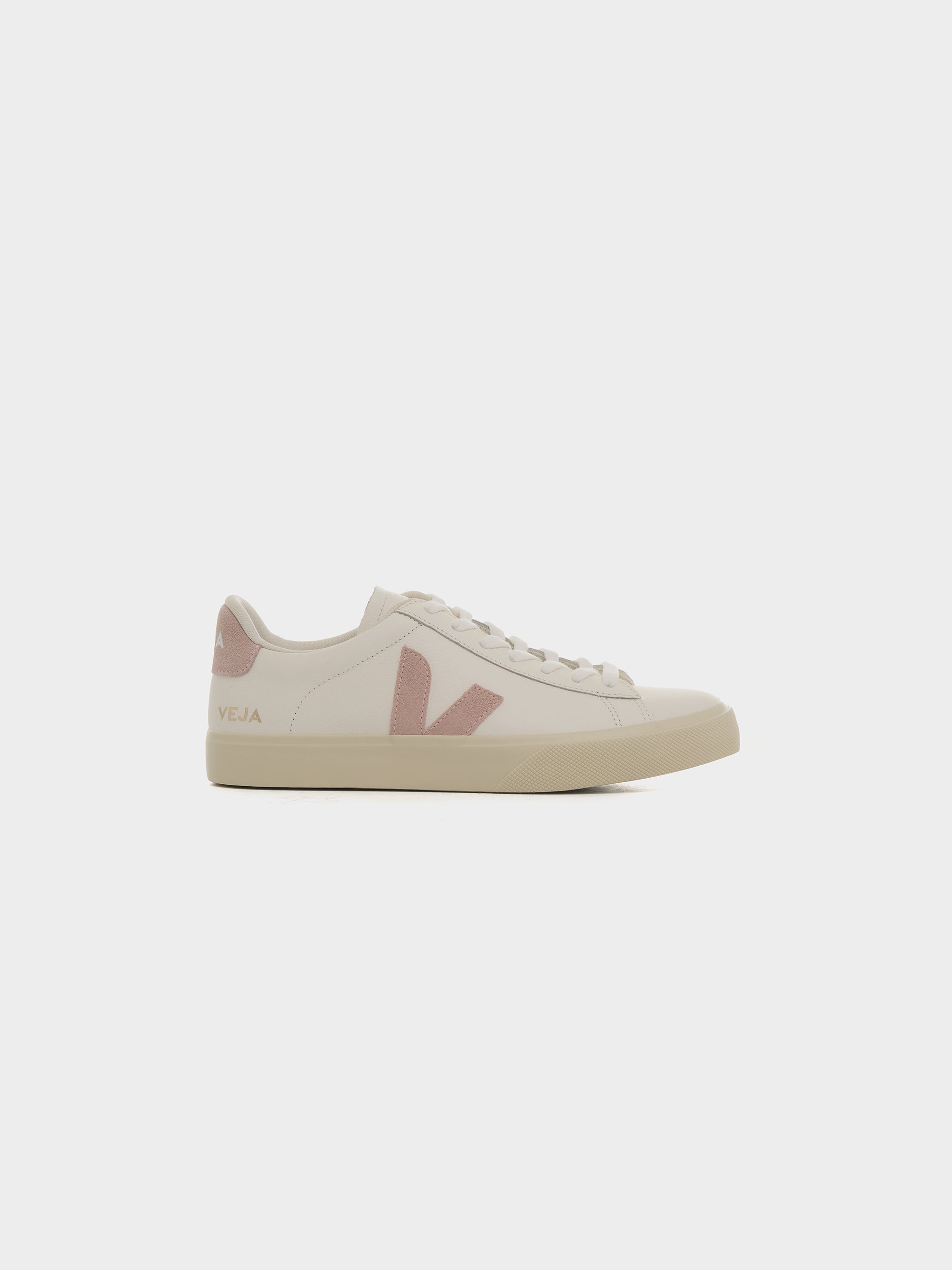 VEJA Campo Extra White/Babe vista lateral