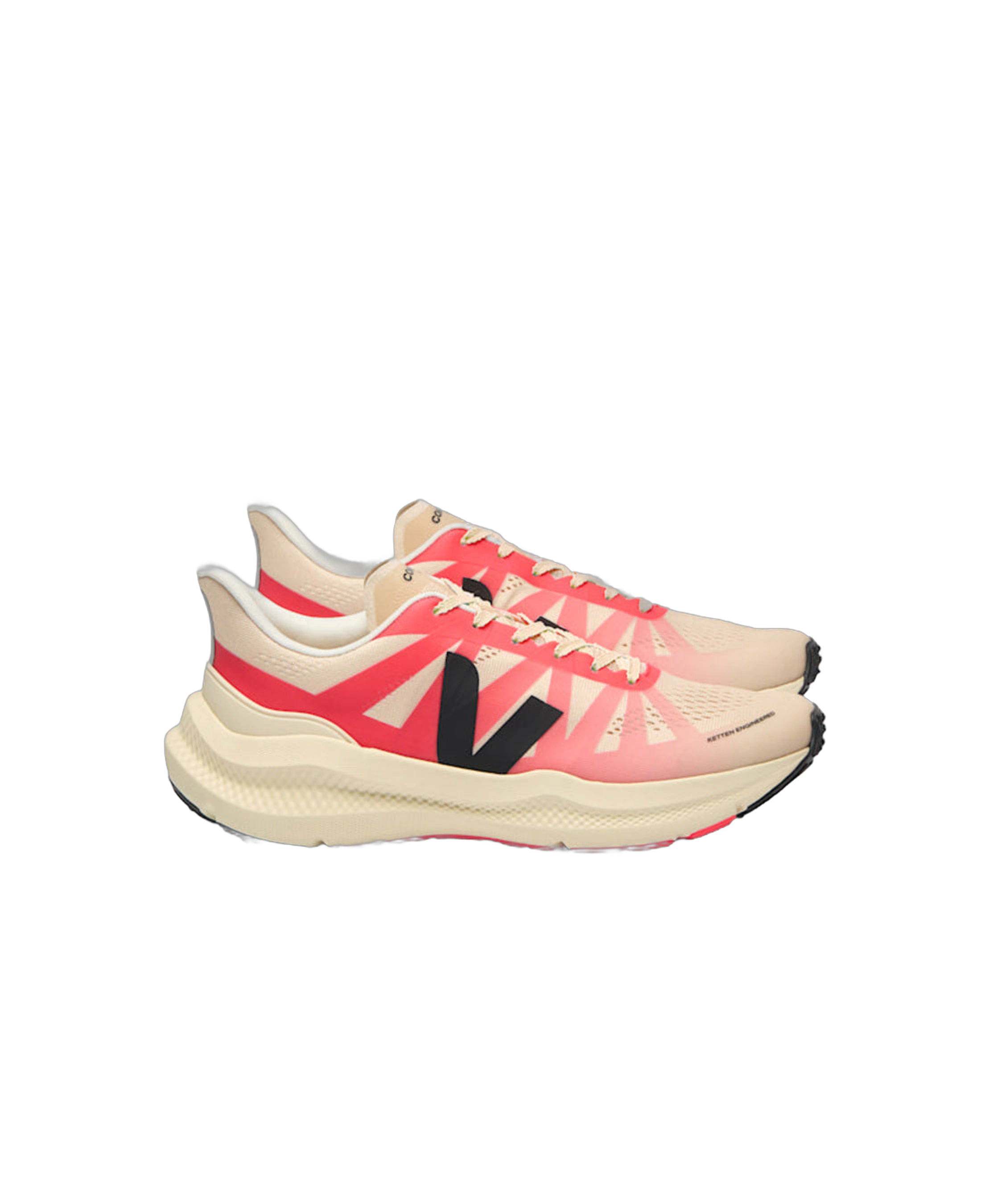 Zapatillas VEJA Condor 3 Advanced Rose Gradient Calcaire - flat lateral