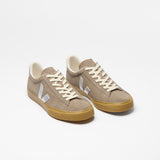 VEJA Campo Suede Moonrock Silver Natural vista superior