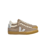Zapatillas VEJA Campo Suede Moonrock Silver Natural - flat lateral