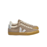 Zapatillas VEJA Campo Suede Moonrock Silver Natural - flat lateral