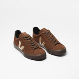VEJA Campo Suede Walnut Platine Eagle vista superior