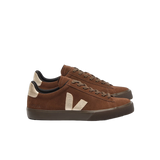 Zapatillas VEJA Campo Suede Walnut Platine Eagle - flat lateral