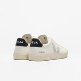 VEJA Campo Leather White Silver Black vista trasera