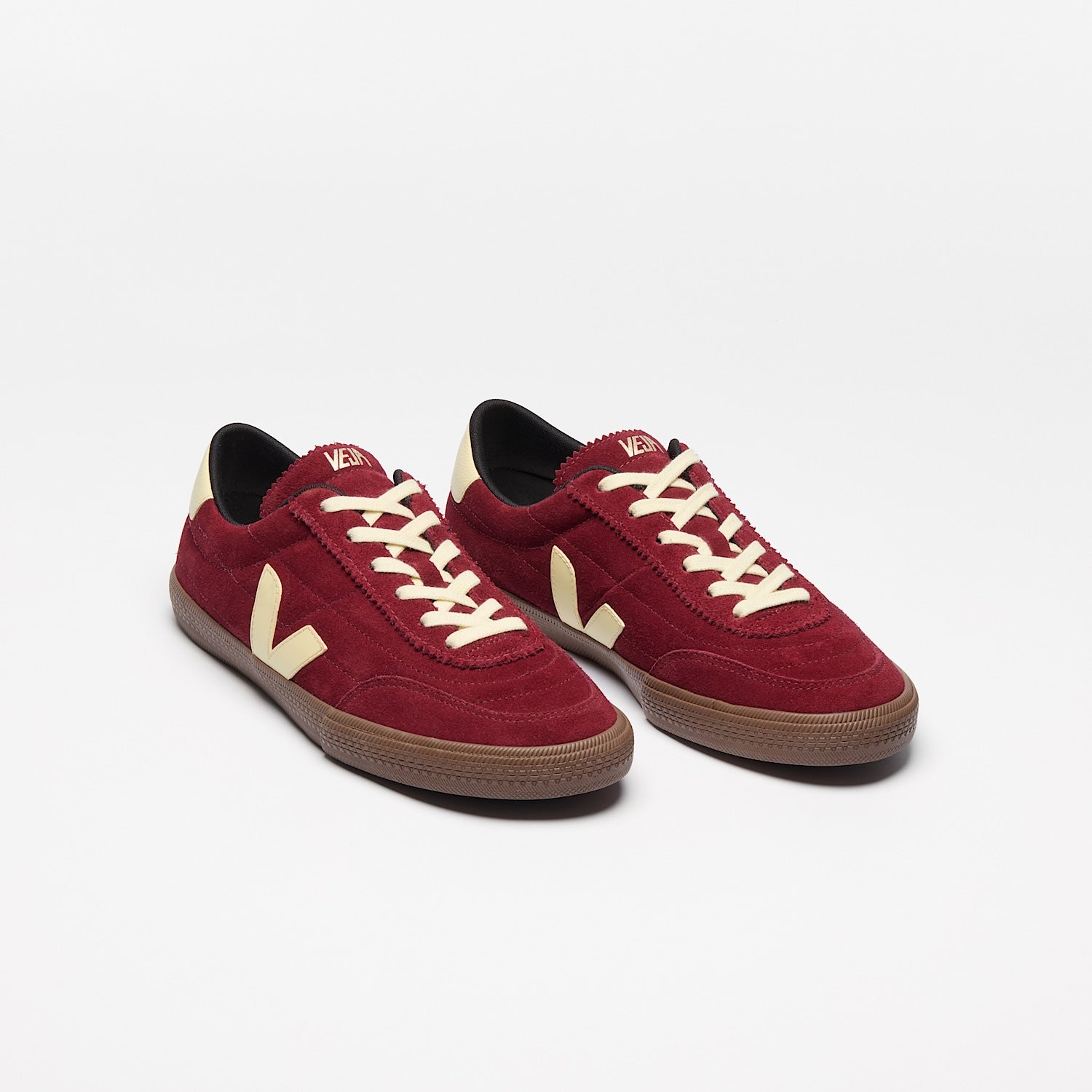 VEJA Panenka Suede Grenat Sun Bark vista superior