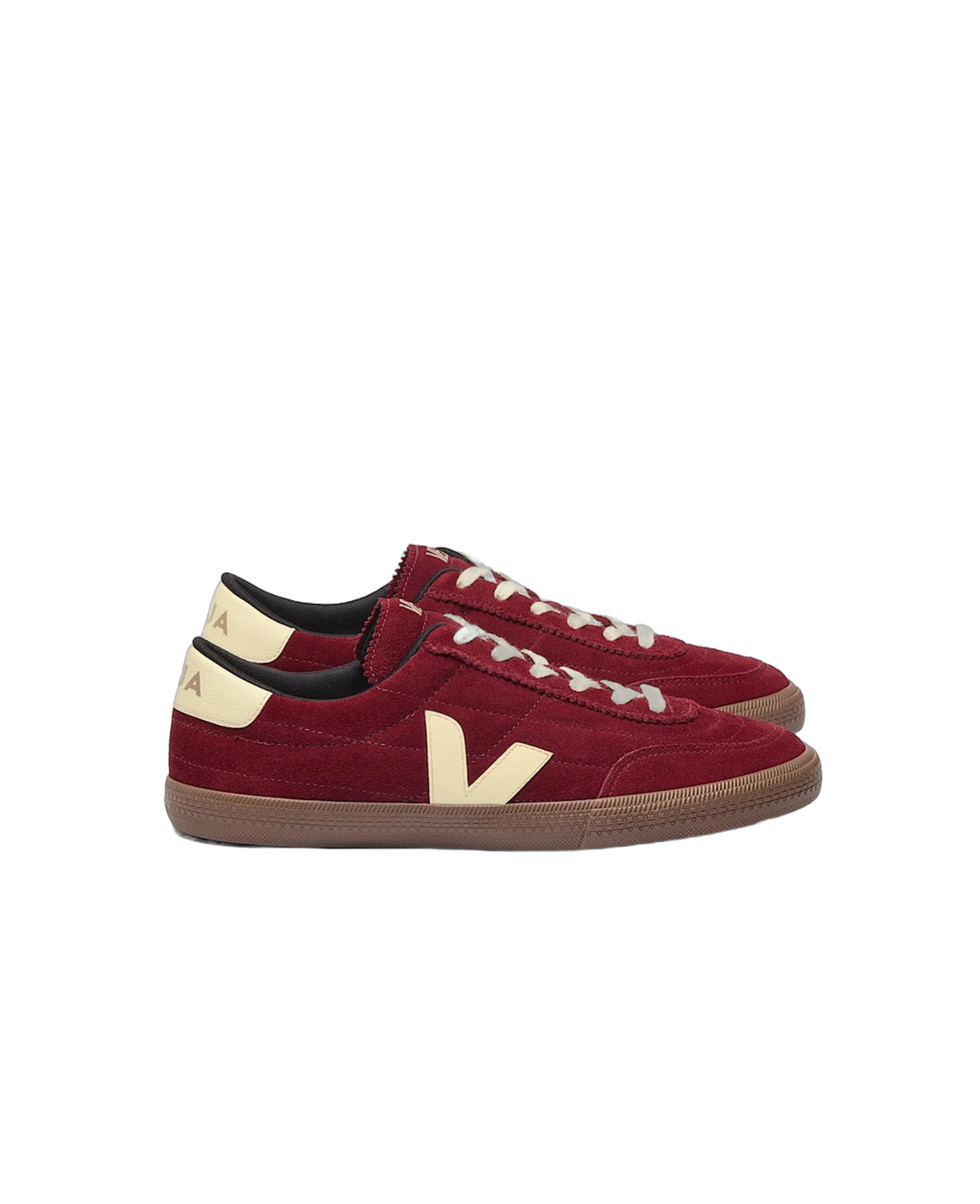 Zapatillas VEJA Panenka Suede Grenat Sun Bark - flat lateral