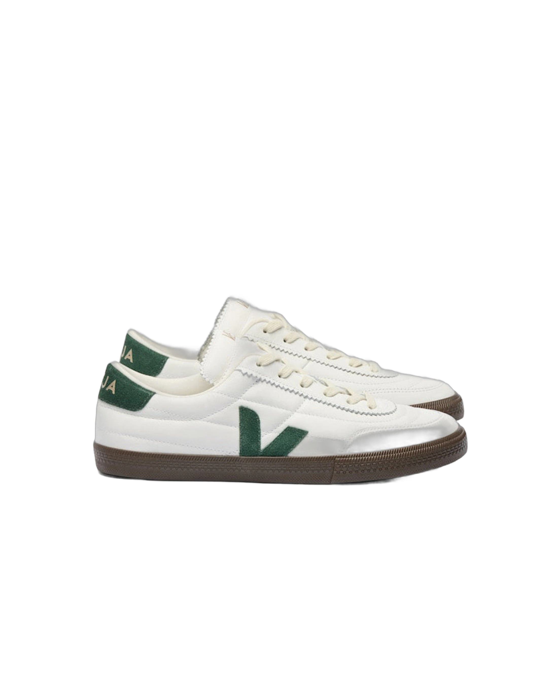 Zapatillas VEJA Panenka Leather White Cyprus Eagle - flat lateral