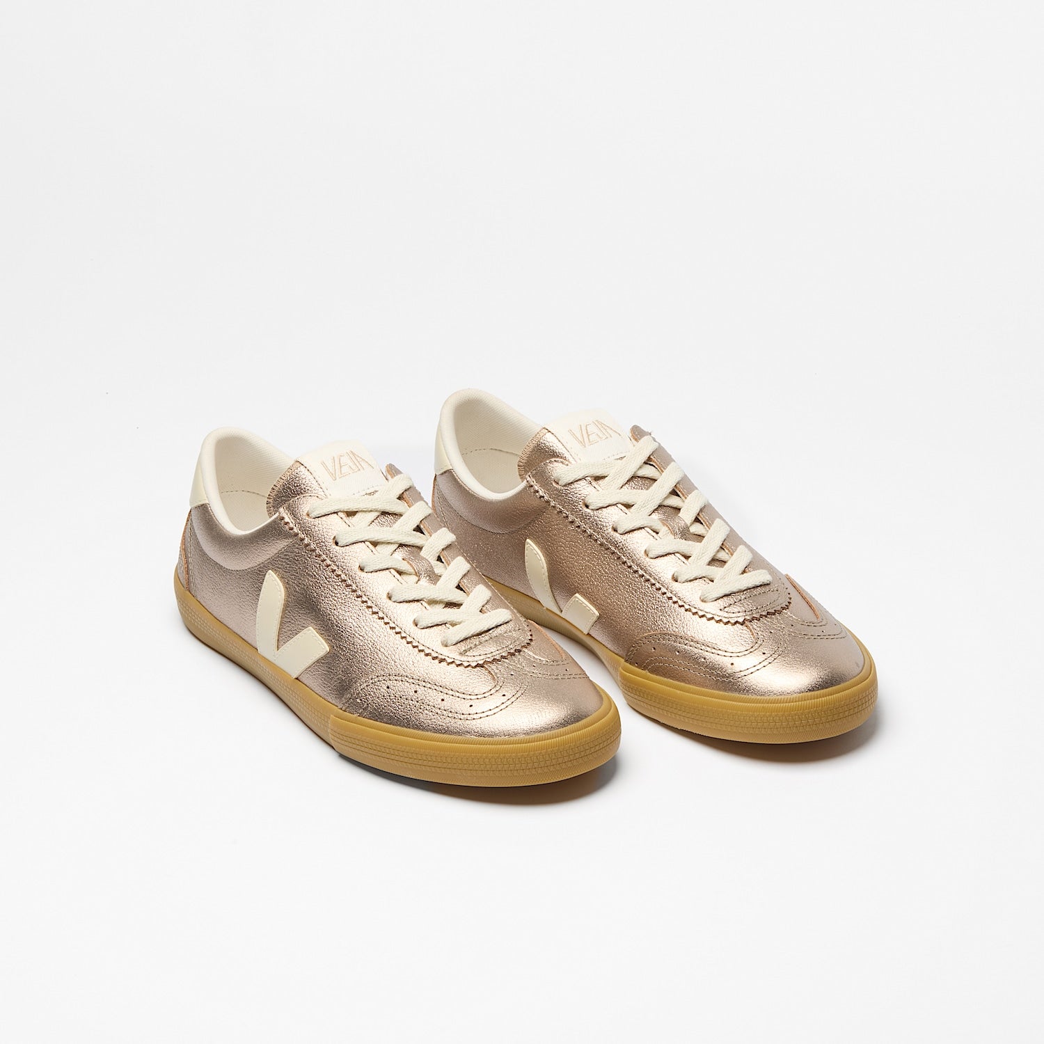 VEJA Volley Leather Bronze Pierre vista superior