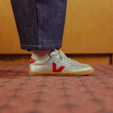 Zapatillas VEJA Volley Leather Silver / Pepper