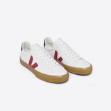 VEJA Campo Leather White Pekin Poker Natural Sneakers