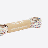 Cordones VEJA Natural Paros Orange Fluo