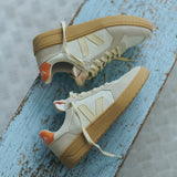 VEJA V-82 Leather Pure Calcaire Fury Sneakers