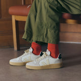 VEJA V-82 Leather Pure Calcaire Black Sneakers