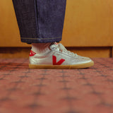 Zapatillas VEJA Volley Leather Silver Pepper