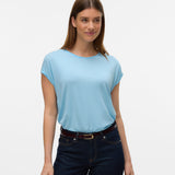Camiseta Básica de Mujer VERO MODA AWARE Ava Airy Blue