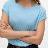 Camiseta Básica de Mujer VERO MODA AWARE Ava Airy Blue