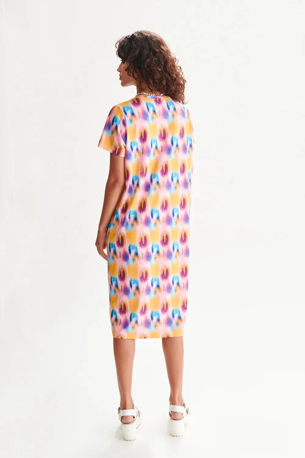 Vestido 24colours Estampado 21097 - ECRU