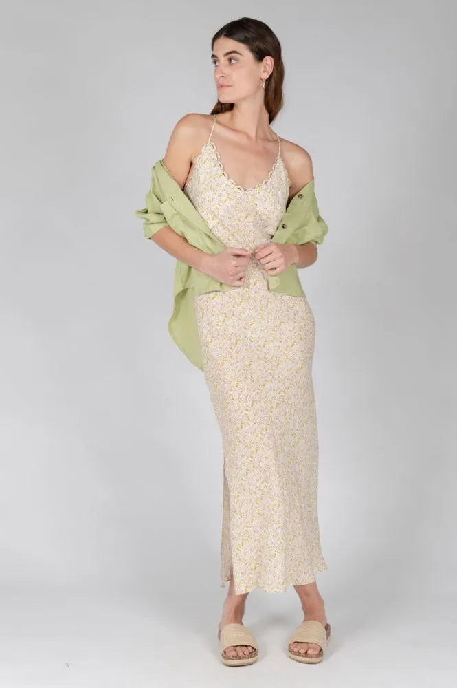 Vestido 24colours Estampado - ECRU