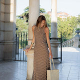 Vestido ESE O ESE Breda Brown Checks