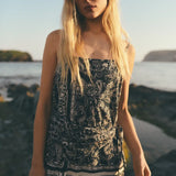 Vestido ESE O ESE Cassis Estampado Paisley Azul