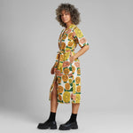 Vestido Dedicated x Marcello Velho Orrefors Dandelions - ECRU