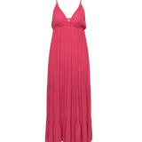 Vestido FRNCH Clemy Fuchsia - ECRU