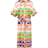 Vestido FRNCH Paige Hot Palette - ECRU