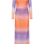 Vestido ICHI Ista Multi Fading - ECRU