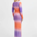 Vestido ICHI Ista Multi Fading - ECRU