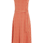 Vestido King Louie Lenny Rowe Fiery Red - ECRU