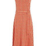 Vestido King Louie Lenny Rowe Fiery Red - ECRU