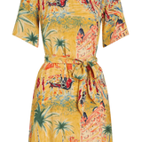 Vestido King Louie Mila Serafini Tuscan Yellow - ECRU