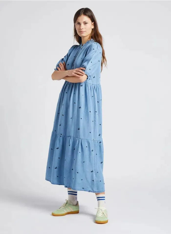 Vestido La Petite Étoile Rosita Stone Clair - ECRU