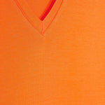 Vestido Largo CKS Dusk Bright Orange - ECRU