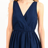 Vestido Lili Sidonio Azul Marino - ECRU