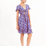 Vestido Lili Sidonio Estampado Nikki - ECRU