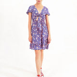 Vestido Lili Sidonio Estampado Nikki - ECRU