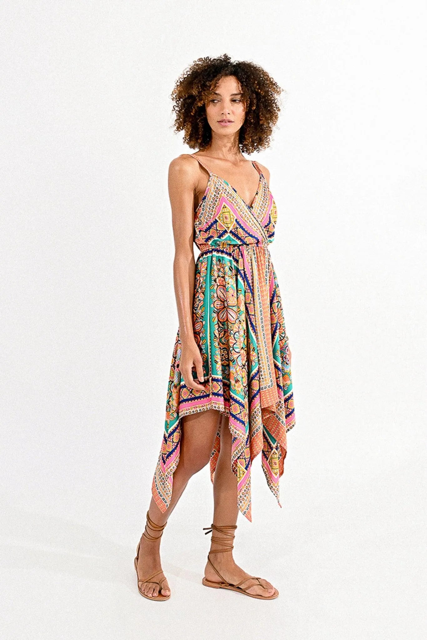 Vestido Molly Bracken Multico Olga - ECRU