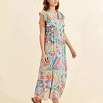 Vestido Molly Bracken Purple Gemma - ECRU