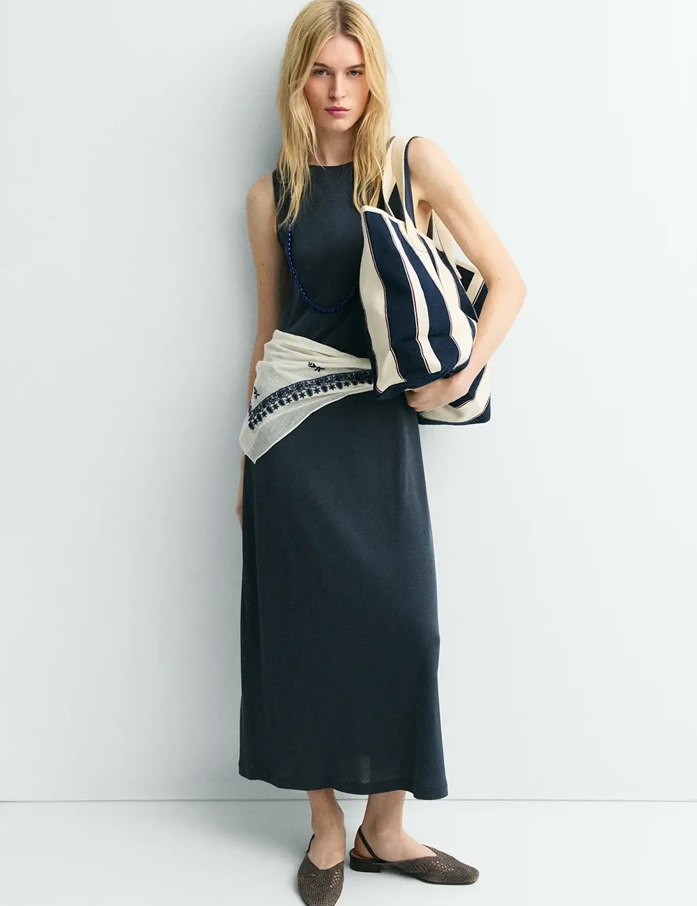 Vestido ESE O ESE Pompeia Indigo