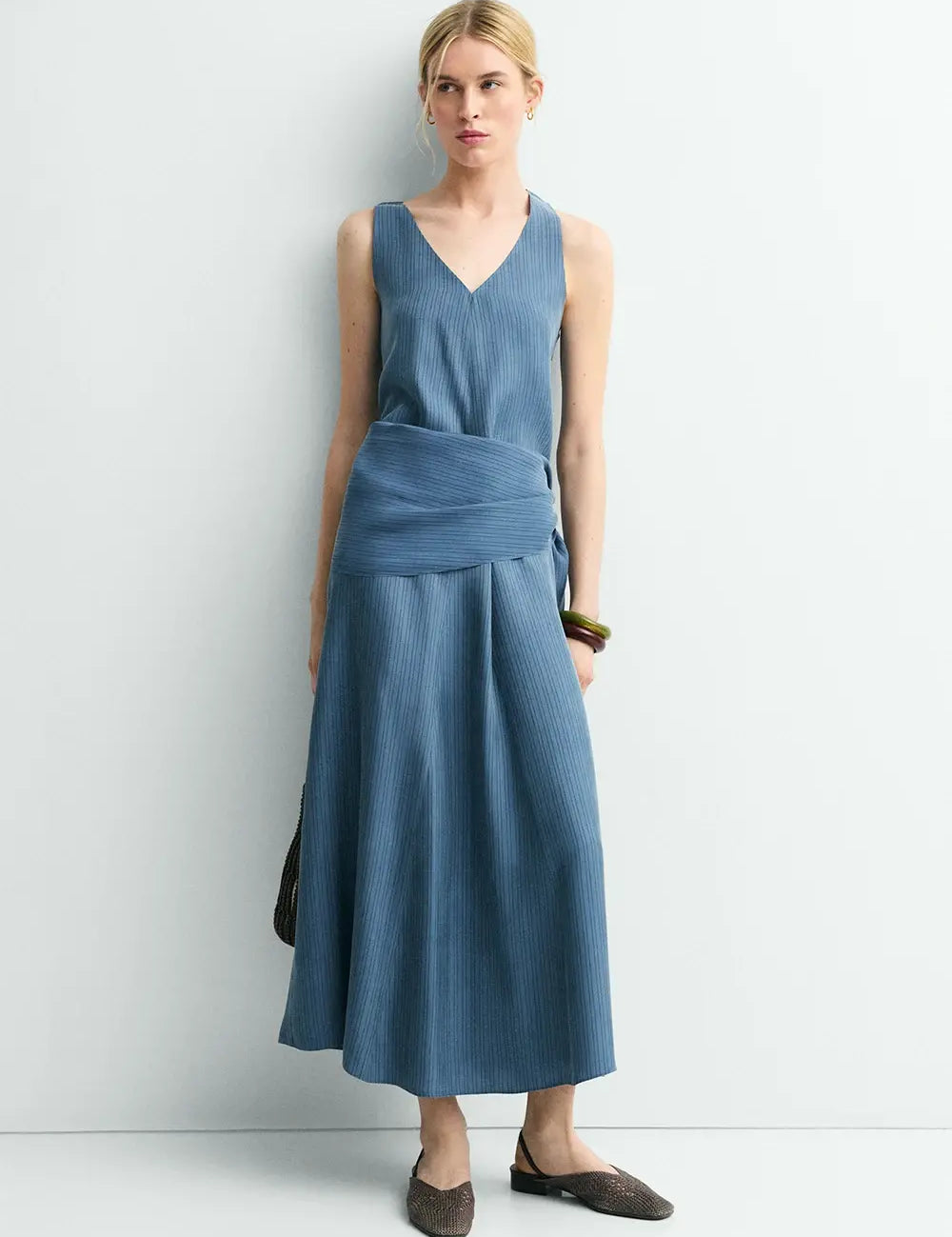 Vestido ESE O ESE Rochelle Blue Stripes
