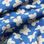 Vestido Thinking Mu Azul Small Butterfly Amapola - ECRU